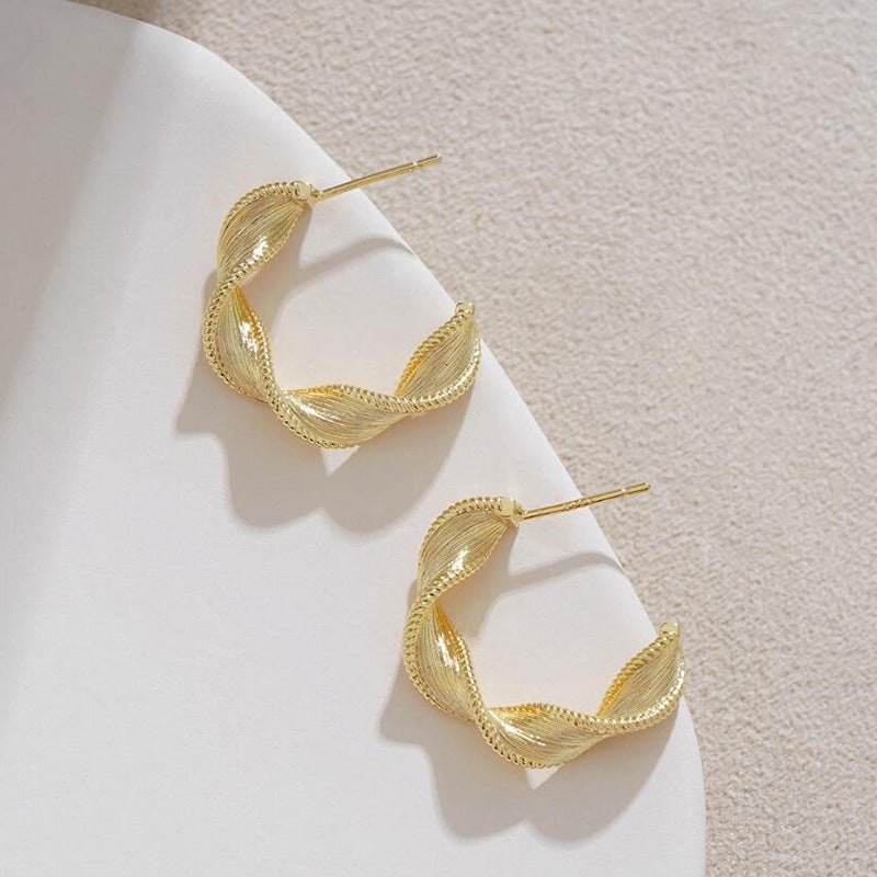 Women's Light Luxury Twist For Niche Design High-grade Rings