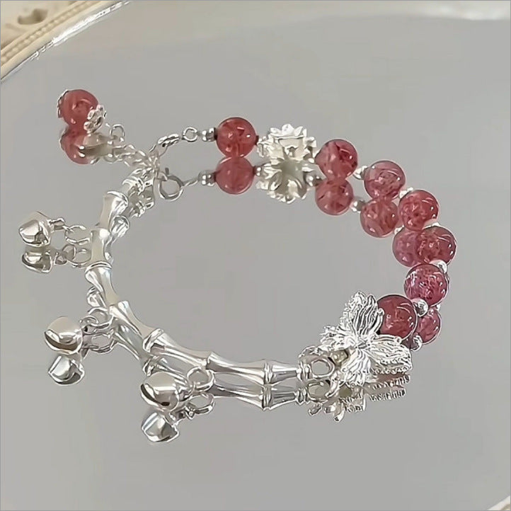 Women's Style Ancient Bamboo Butterfly String For Bead Light Luxury Bracelet