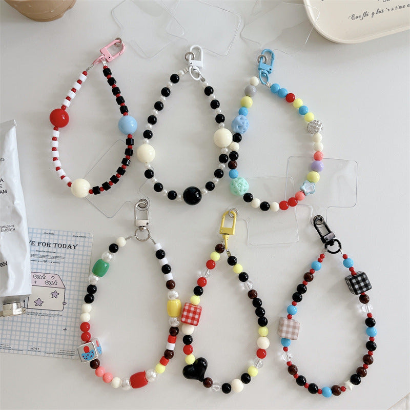 Women's Case High-grade Bow Handmade Sugar Pearl Short Bracelet