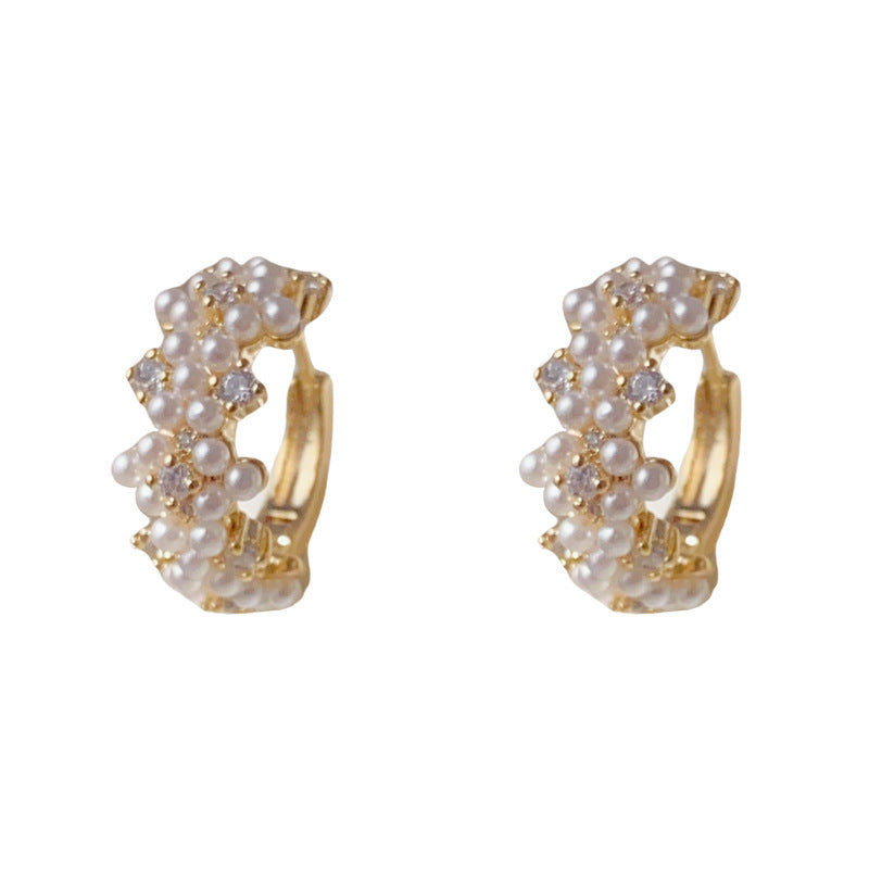 Women's Pearl Clip Graceful Fashionable Exquisite Gentle High-grade Ear Buckle