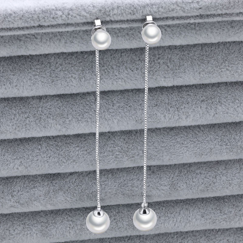 Women's Pearl String Pairs Of Fashion Eardrops Earrings
