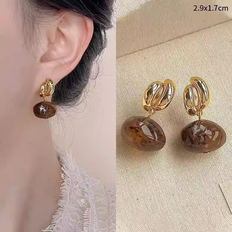 Women's Needle High-grade Super Flash Zircon Light Luxury Refined Grace Earrings