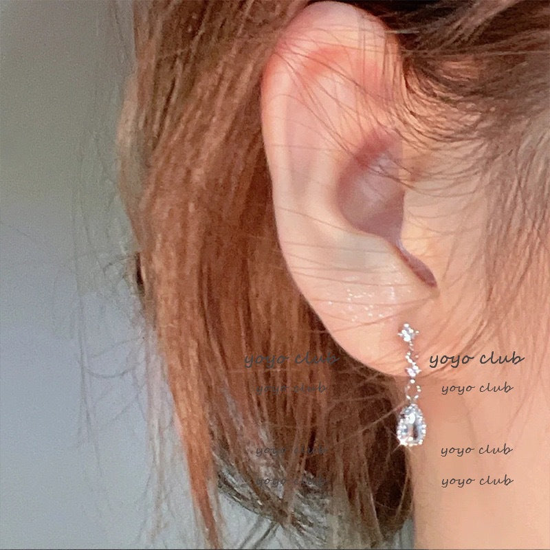 Blue Water Drop Cold Clear Eardrops Special Interest Light Rings