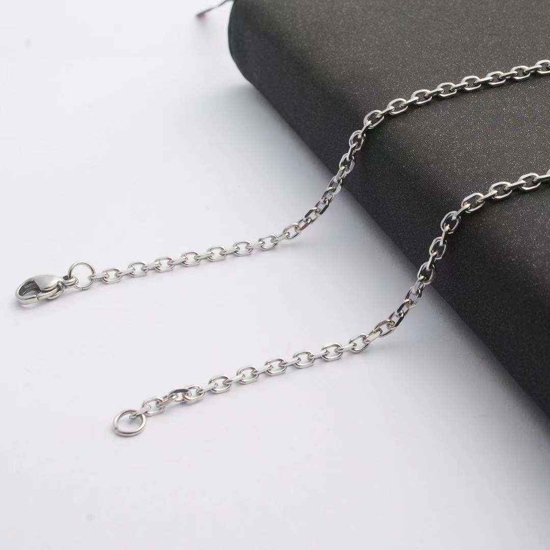 Stainless Steel Open Wholesale Angle Chain Color Clavicle Grinding Snake Necklace