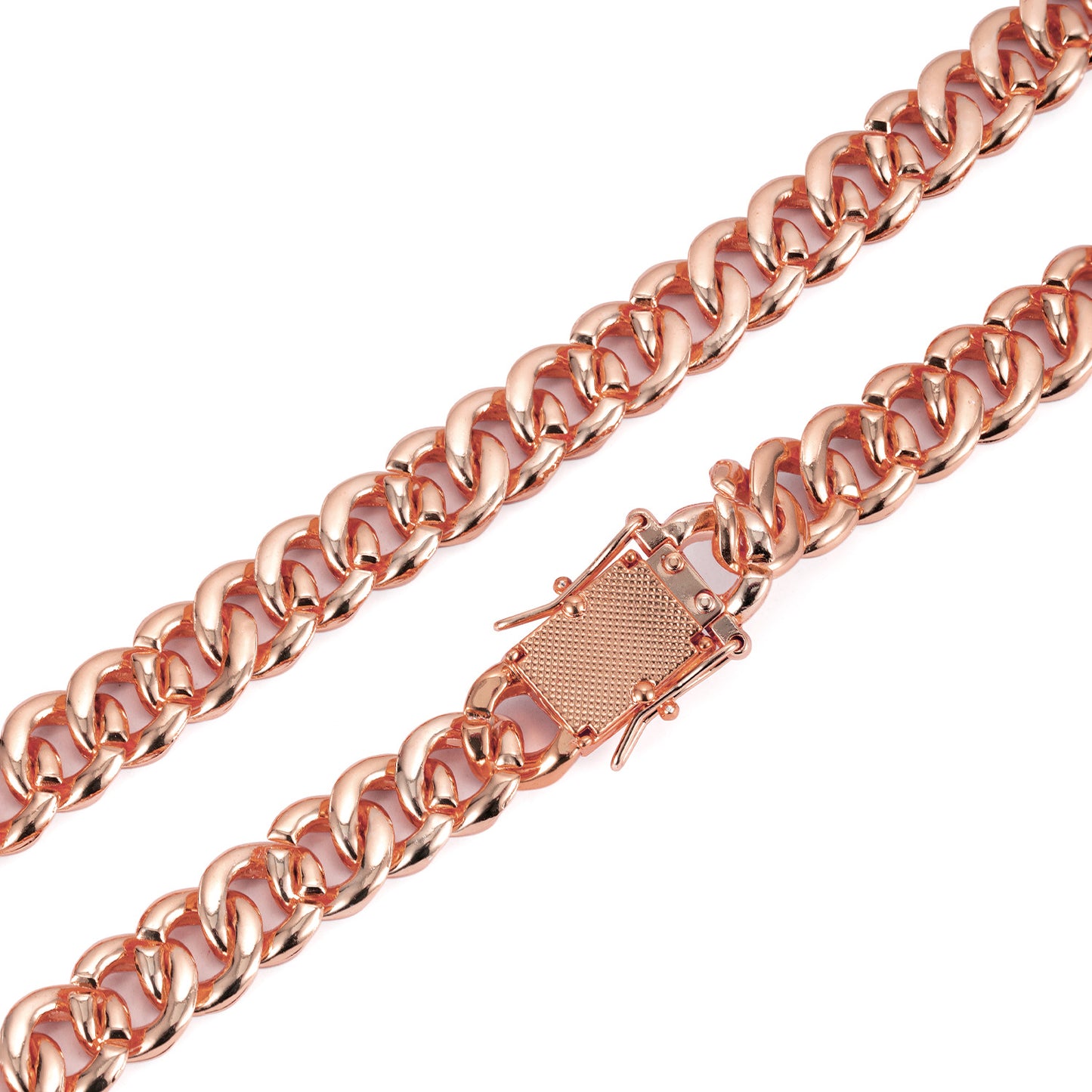 Men's Classic Cuban Link Chain Alloy Full Diamond Necklaces
