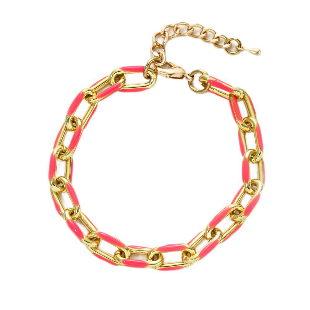 Women's Punk Alloy Oil Dripping Color Bracelets