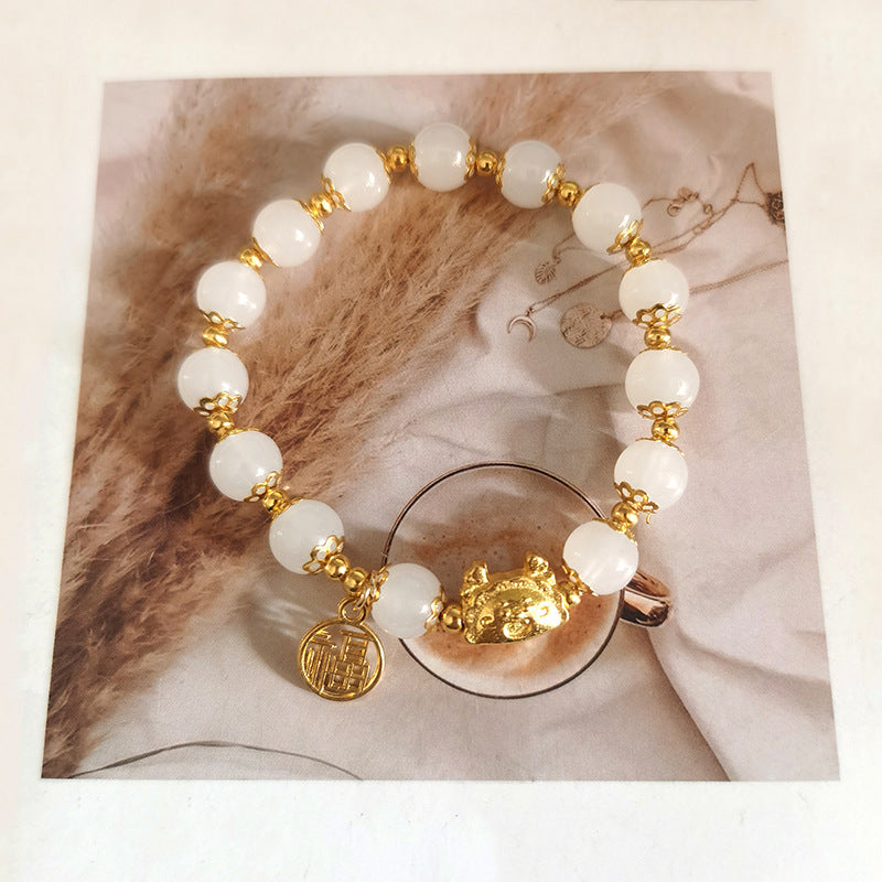 Style Lucky Fortune Handmade Beaded Female Girlfriends Bracelet
