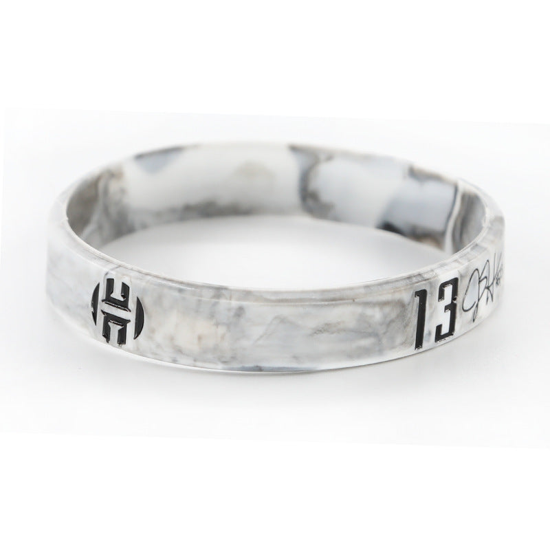 Basketball Silicone Rubber James Curry Harden Durant Bracelet
