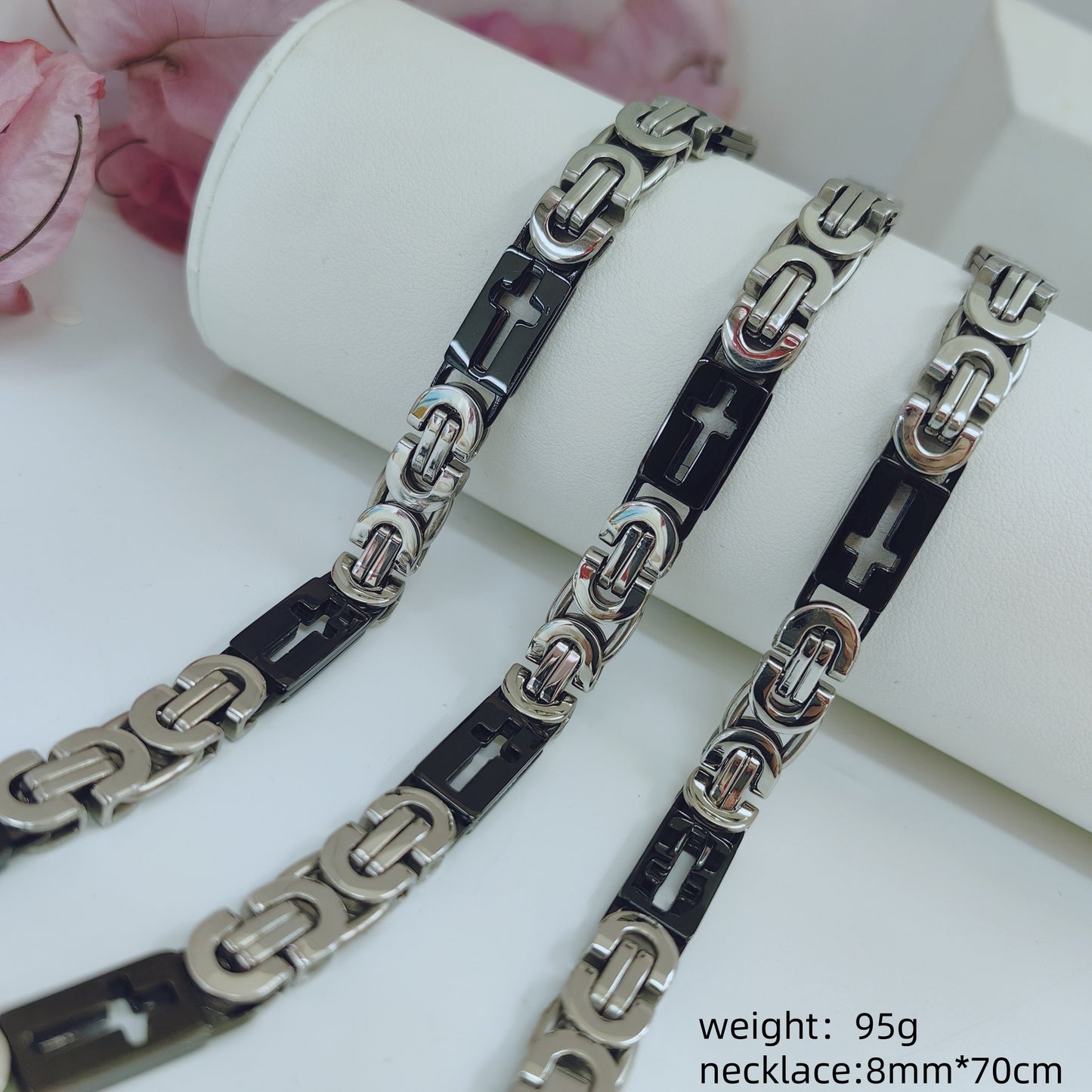 Fashion Trendy Unique Man's Stainless Steel Necklace