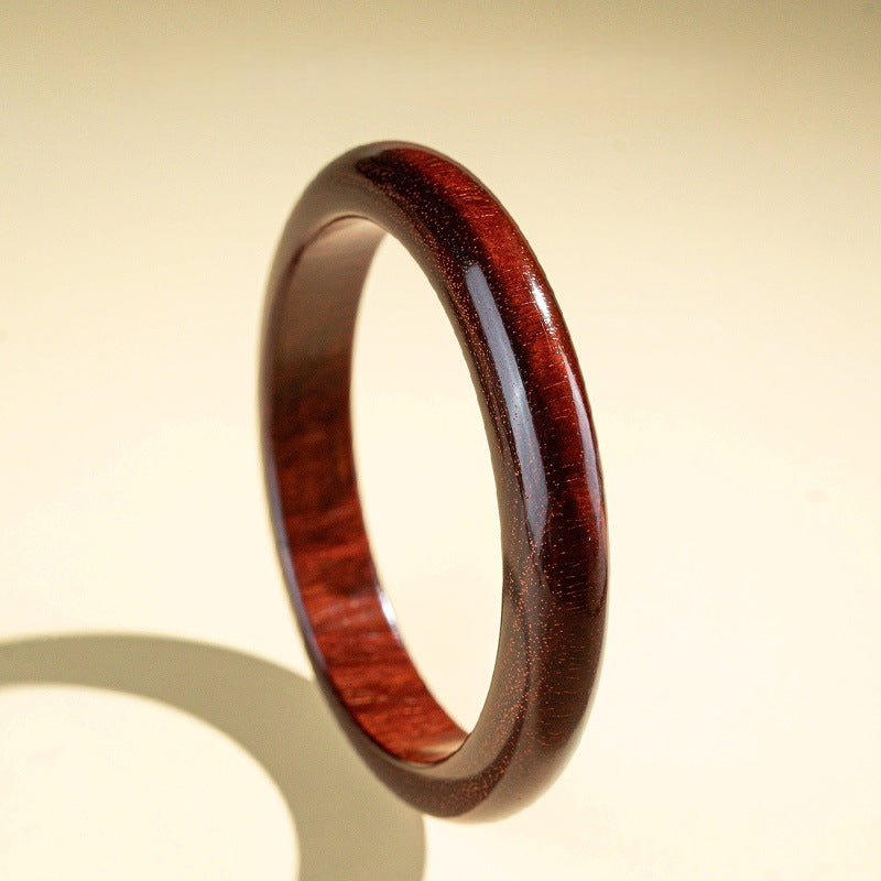 Natural Peachwood Highest-ranking Imperial Concubine Beauty Plain Bracelet