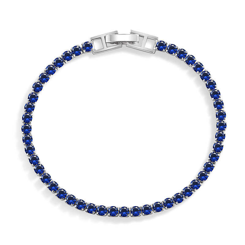 Interest Light Luxury Zircon Starry Full Diamond White Bracelet