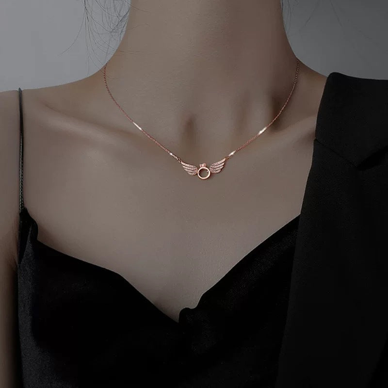 Wings Niche High Sense Temperament Wild Mori Style Necklaces