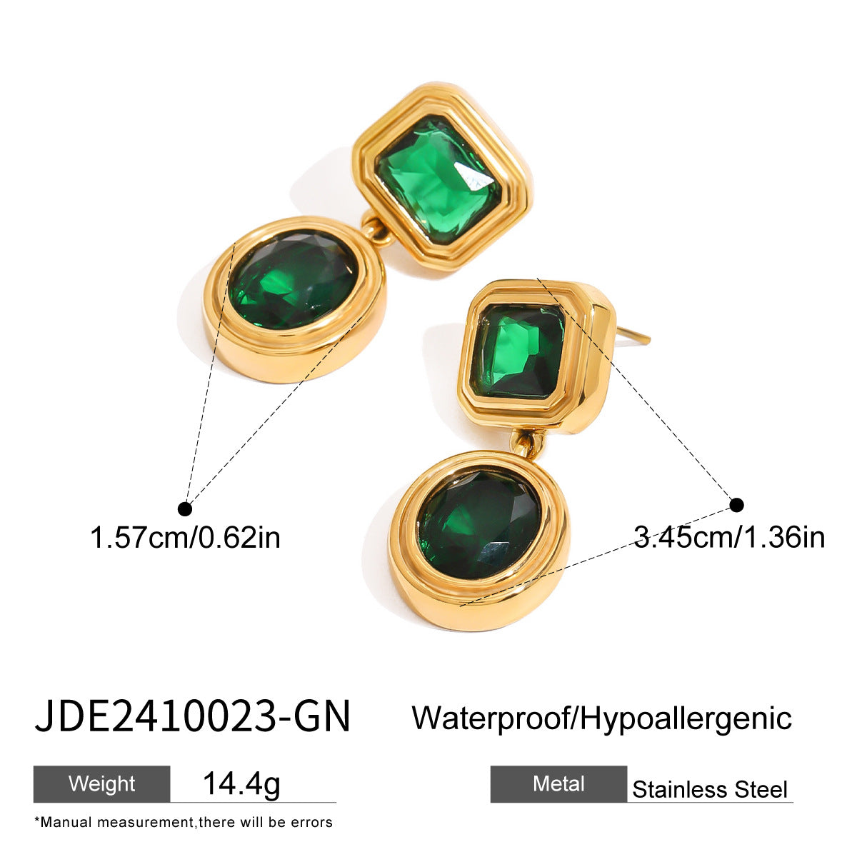 Ear Light Luxury High-grade Vacation Style Zircon Rings
