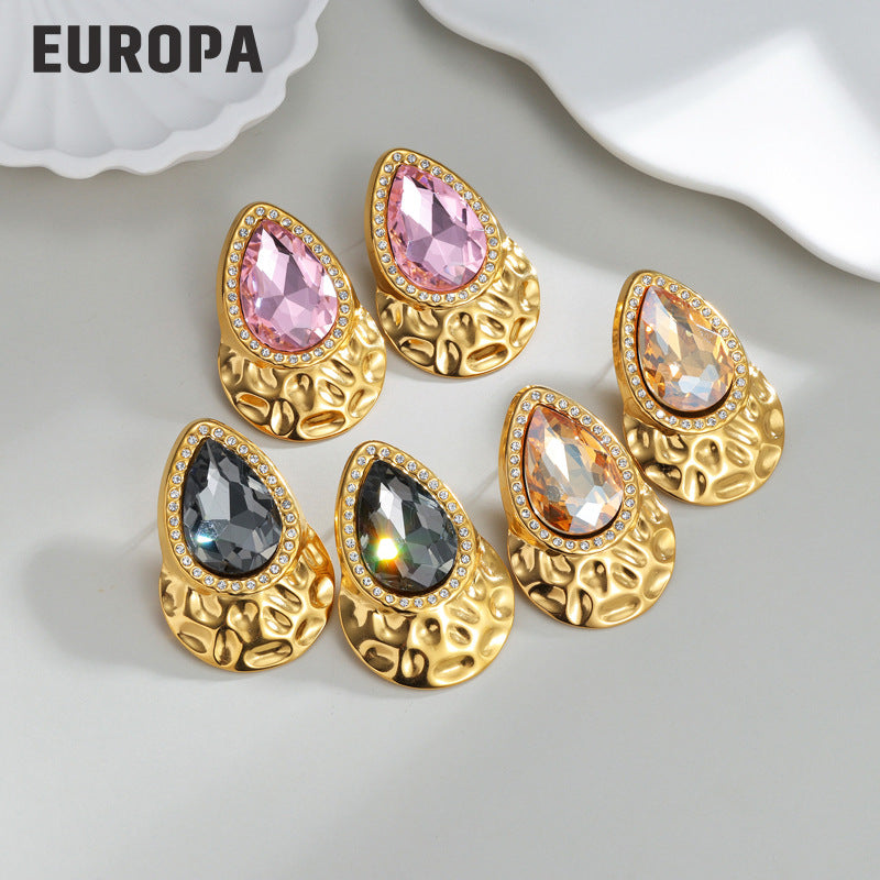 Female French Style Retro Affordable Luxury High Sense Rings