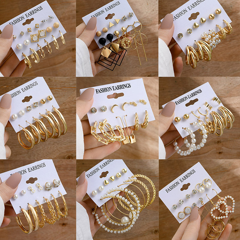 Women's Fashion Minimalism Temperament Wild Exaggerated Personalized Rings
