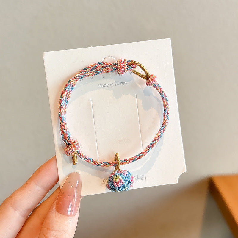 Boat Festival Carrying Strap Colorful Rope Wind Hand-woven Bracelet