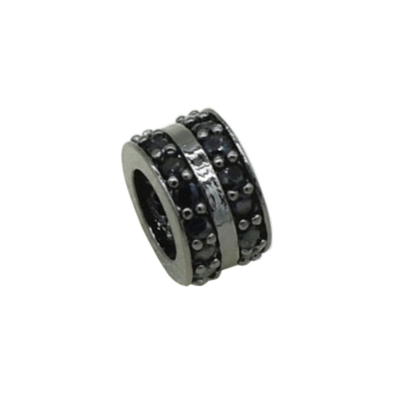 Double Row Zirconium Spacer Braid Rope Bracelet