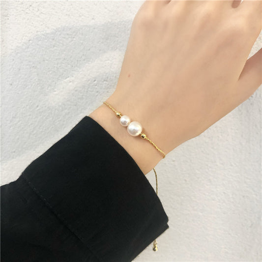 Pearl Female Korean Simple Personalized Adjustable Bracelet