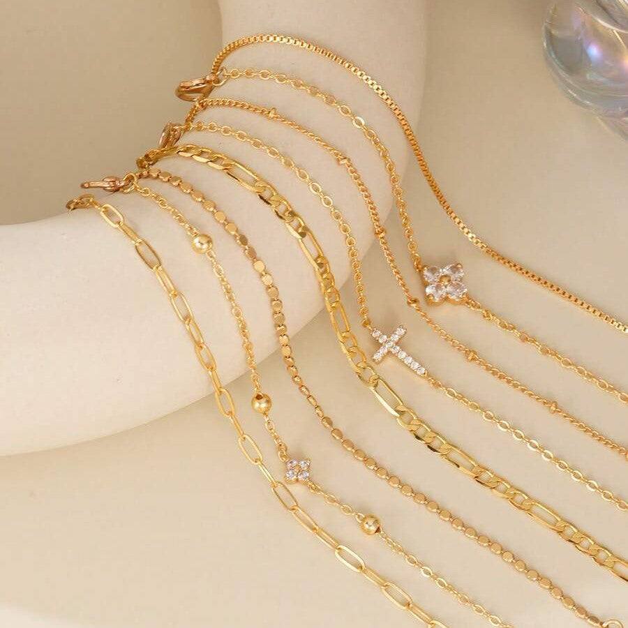Fashion Twin Chain Simple Light Luxury Bracelet