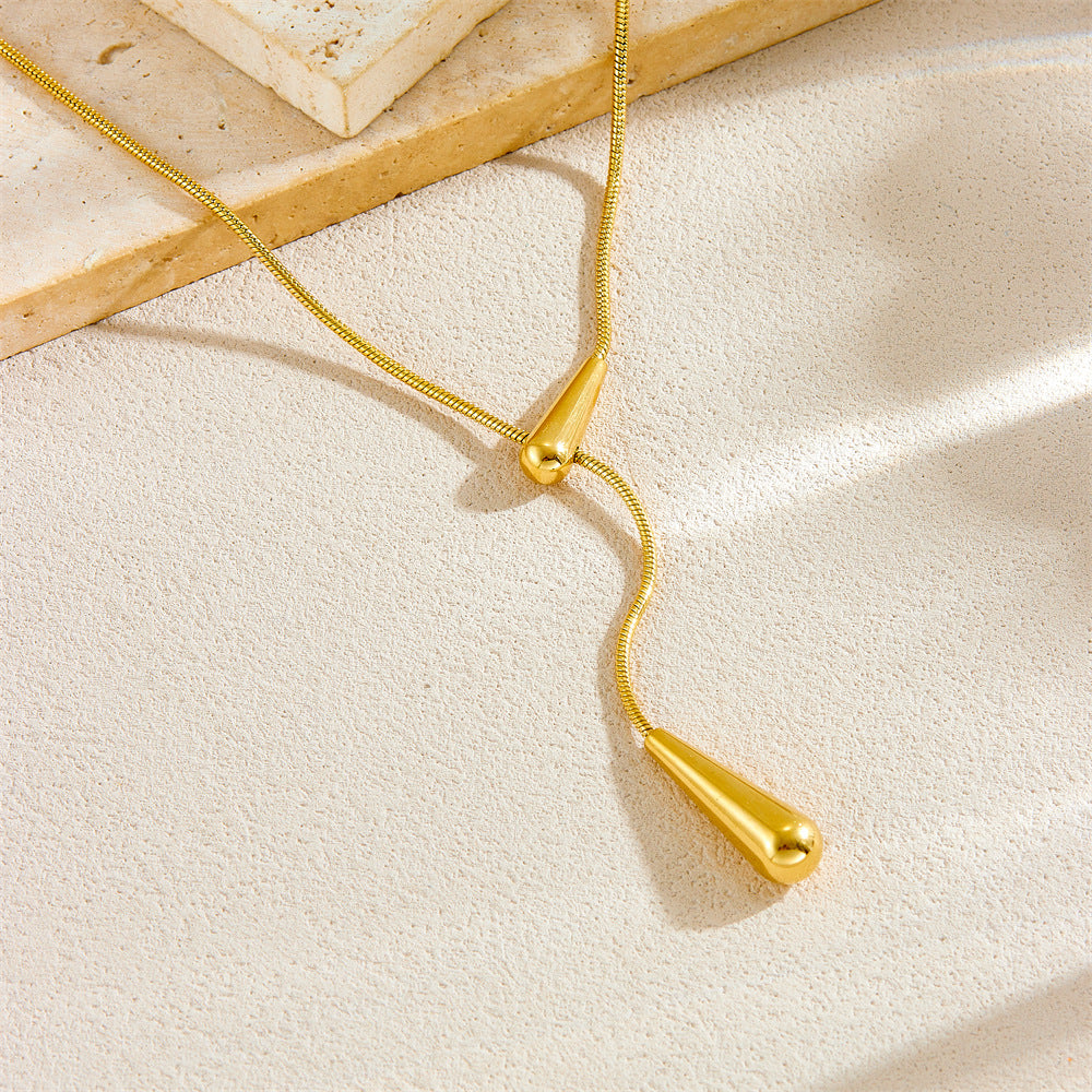 Design Clavicle Chain Light Luxury Advanced Simple Irregular Layered Necklace