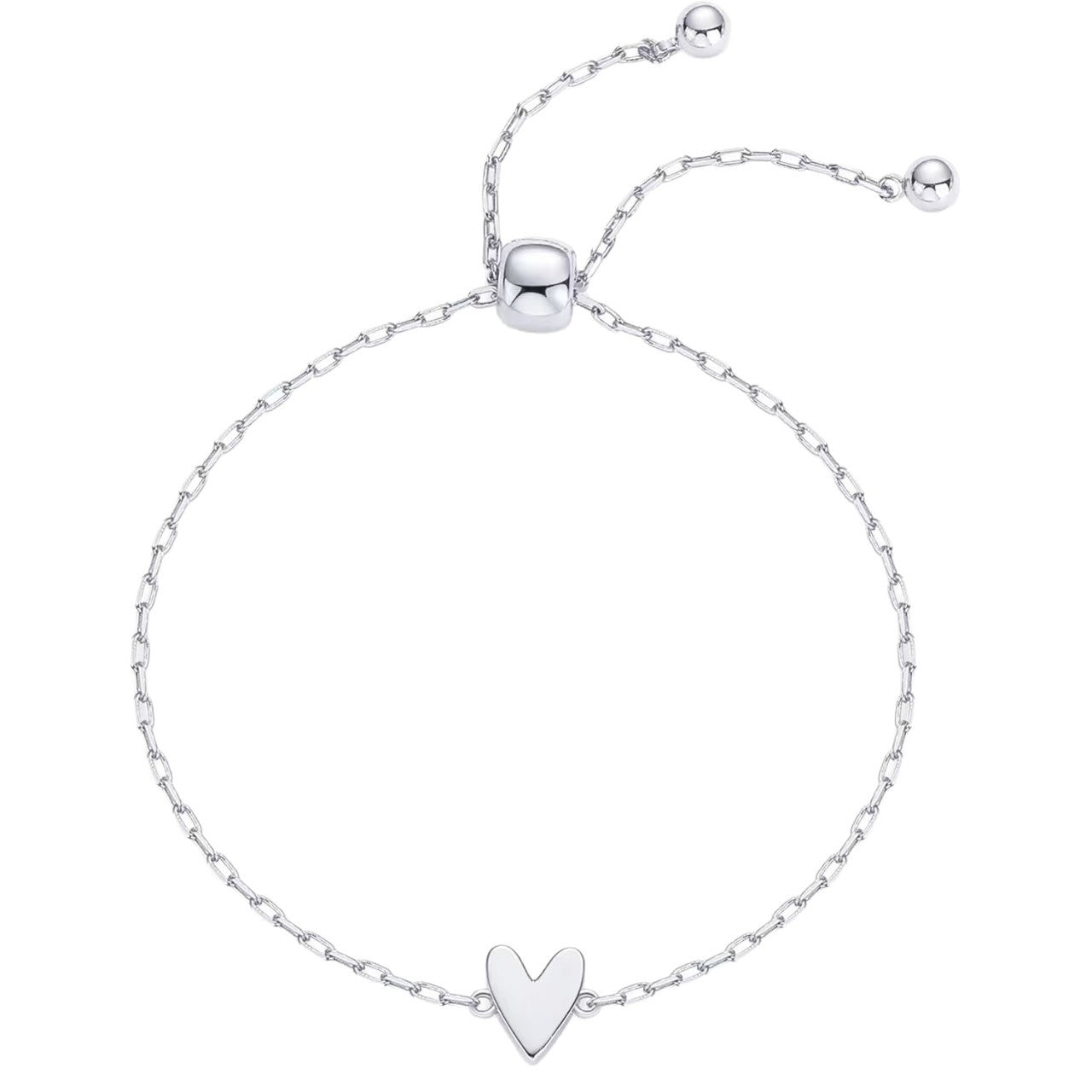 Women's Love Adjustable Stainless Steel Simple Gold-plated Bracelet