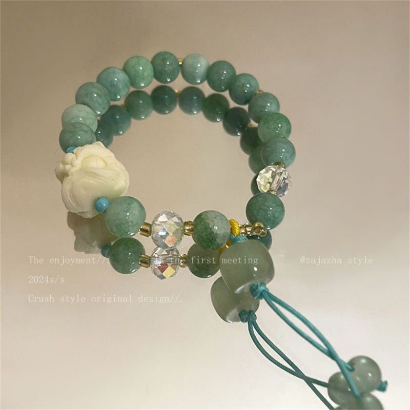 Cherry Blossom Glaze Female Design High Sense Bracelet