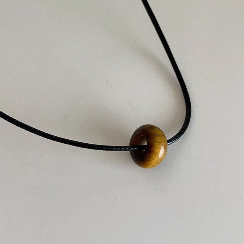 Natural Stone Female Summer Simple Temperamental Necklaces