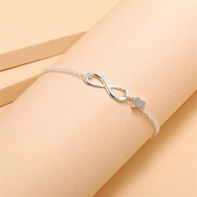 Classic Infinite Symbol Digital Love Combination Bracelets