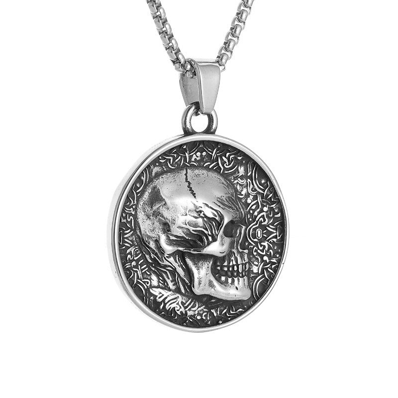 Punk Star Bone Saturn Halo Hipster With Personality Necklace