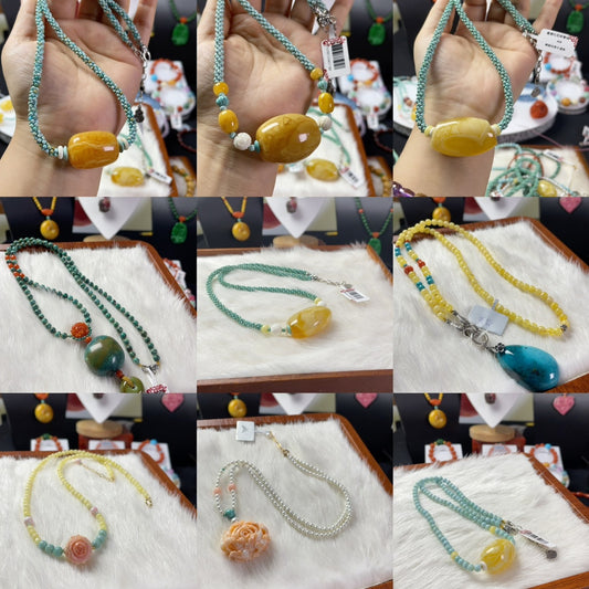 Classy Stylish Unique Height Rope Bead Necklace