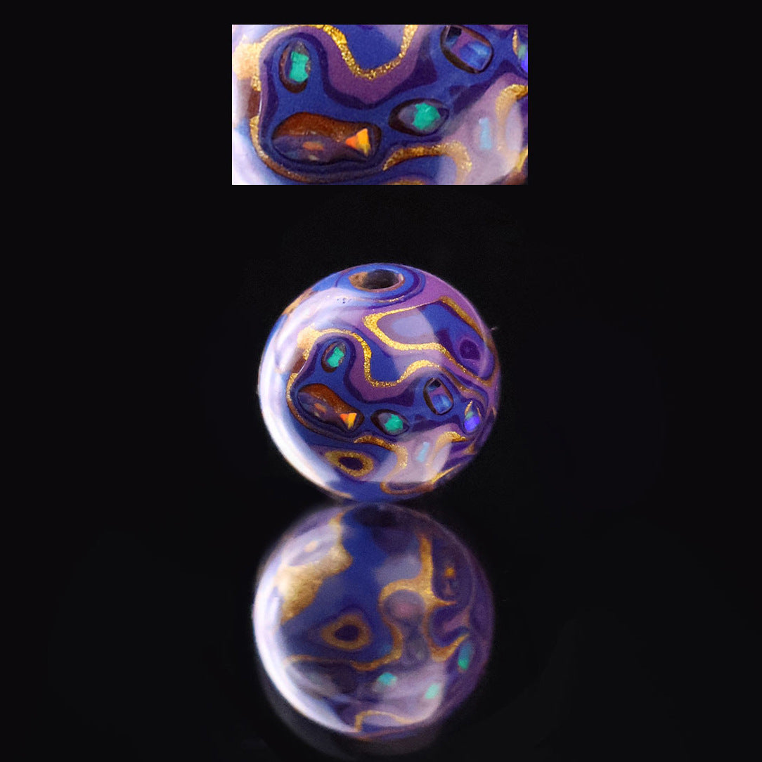 Paint Beads Opal Loose Wooden Beaded Rosewood Embryo Single Bracelets