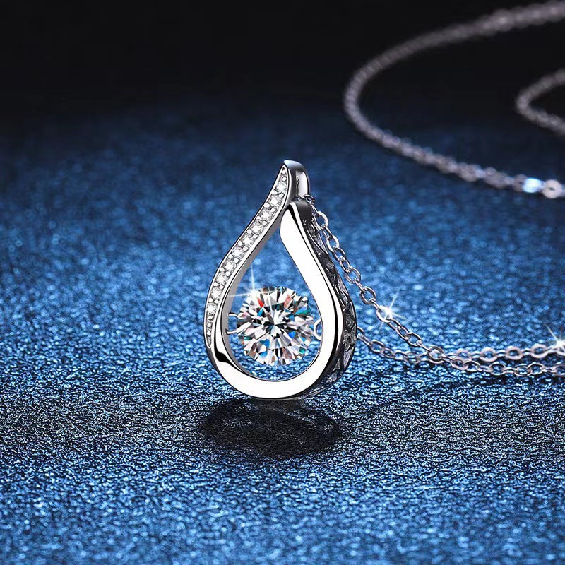 Zircon Karat Wind Smart Water Drop Necklaces