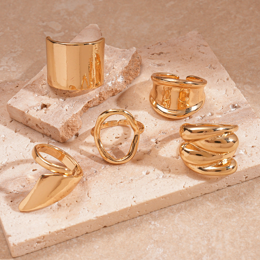 Rose Flower Love Pearl Light Luxury High Sense Ring