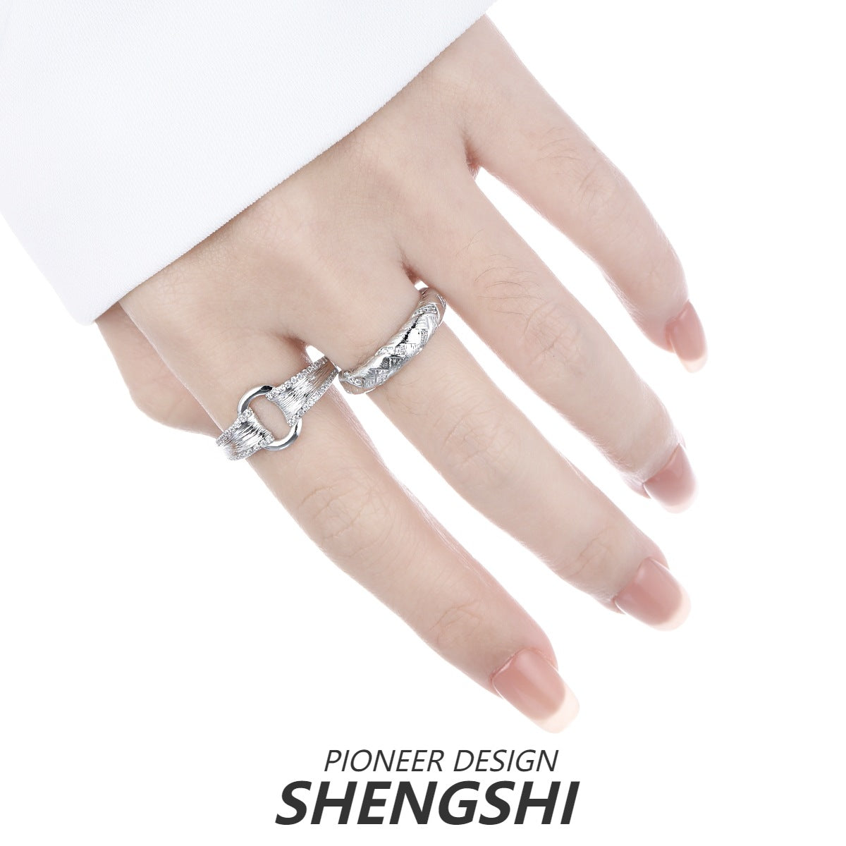 Women's Wheat Zircon Korean Style Niche High-grade Rings
