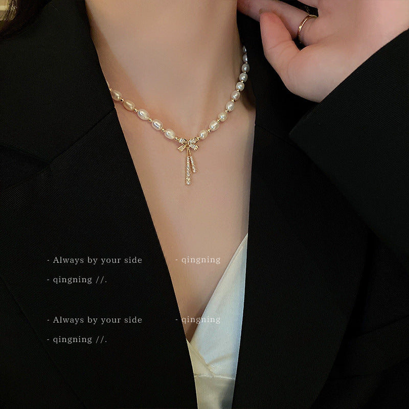 Luxury Minority Clavicle Chain Advanced Design Necklace