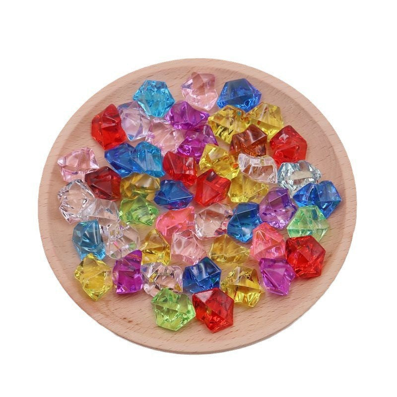 Toy Colorful Plastic Luminous Ice Cube Jewelry Accessories
