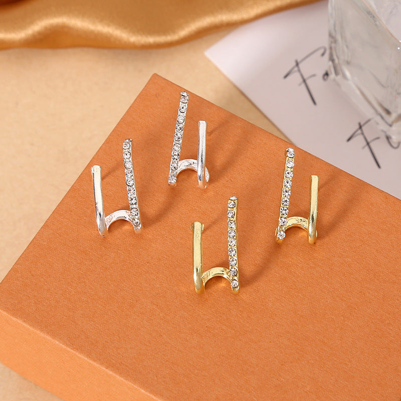 Pin High-grade Korean Style Simple Light Earrings