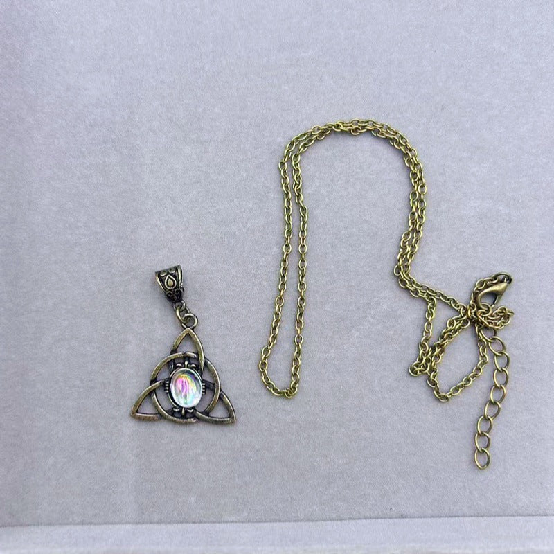 Punk Star Bone Saturn Halo Hipster With Personality Necklace