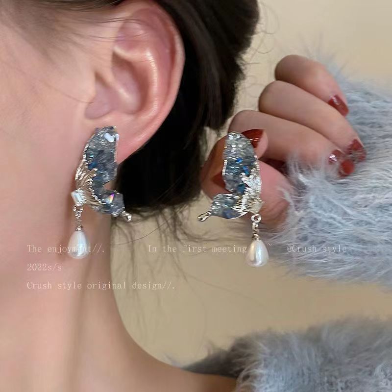 Fairy Style Korean Sweet Mori Minority Elegant Face Earrings