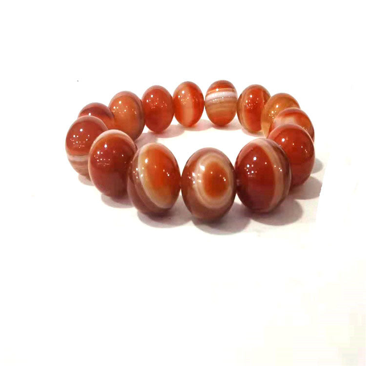 Striped Red Agate Sardonyx Scenic Spot Stall Bracelets