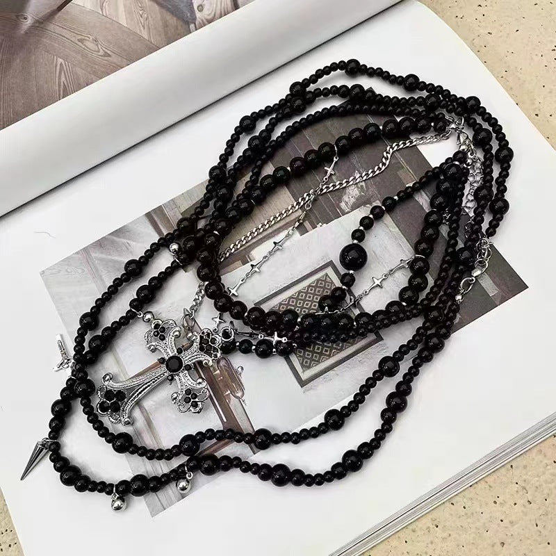 Women's Crystal Snowflake Ear Light Luxury Minority Simple Design Necklace