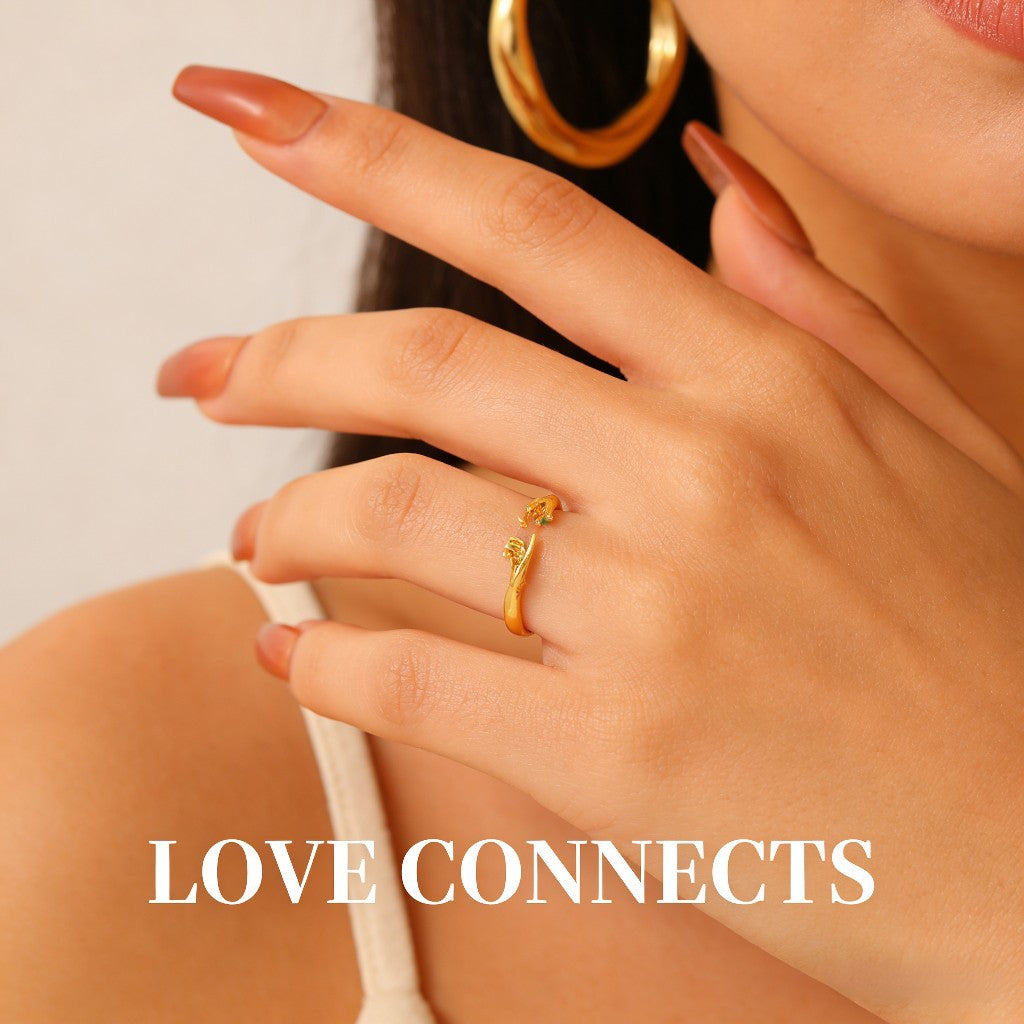 Create Two-hand Opening Adjustable Female Niche Rings