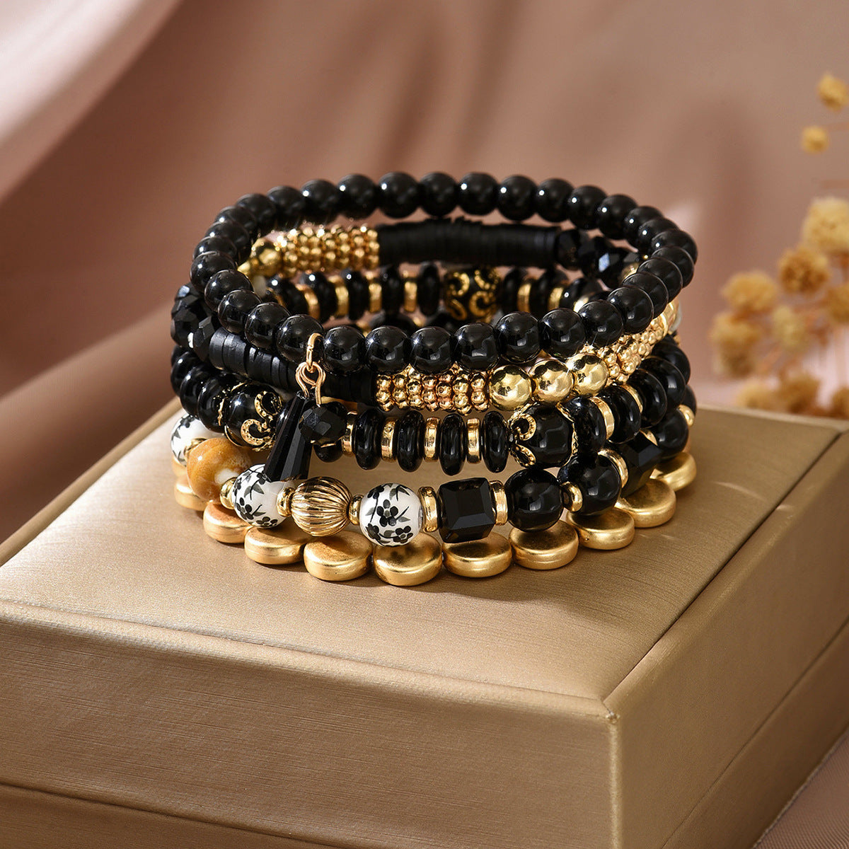 Women's Bohemian Style Crystal Filament Woven For Bracelet