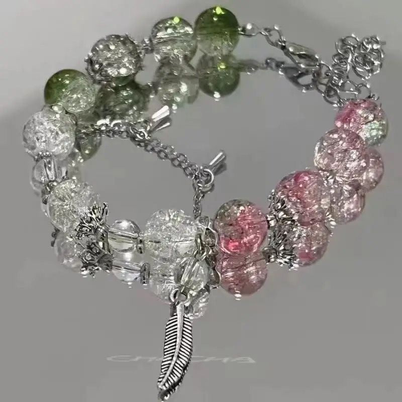 Time Of Sunrise Impression Niche Advanced Retro Beaded Light Luxury Bracelets