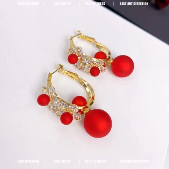 Zircon Flower Large Pearl Multiple Ways Rings