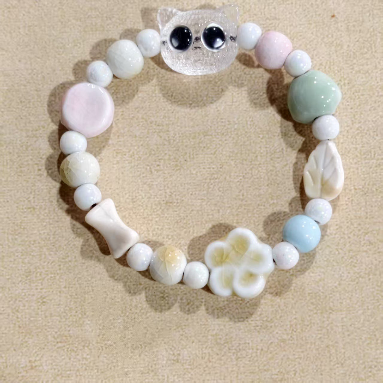 Alloy Ceramic Ethnic Style Single Handmade Filament Bracelet