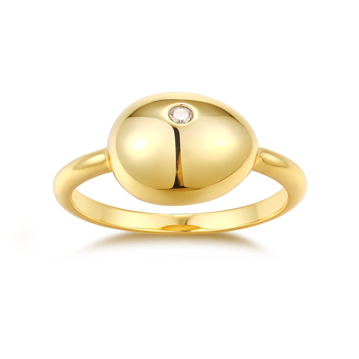 Style Sier Gold Plated Female Moissanite Rings