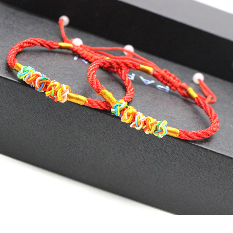 High School Entrance Examination College Small Gift Hand-woven Gold Bracelets