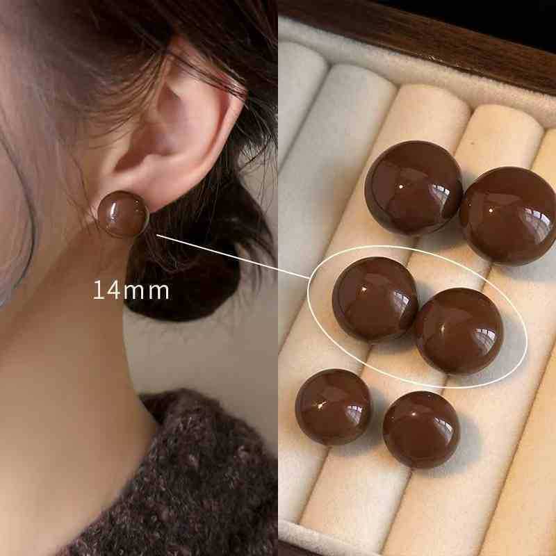 Women's High-grade Steamed Bread Bead For Simple Earrings