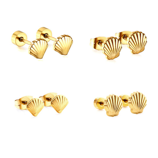Women's Shell Fashionable Bright Simple Elegant Earrings